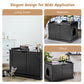 Cat Litter Box Enclosure with Double Doors for Large Cats -Black
