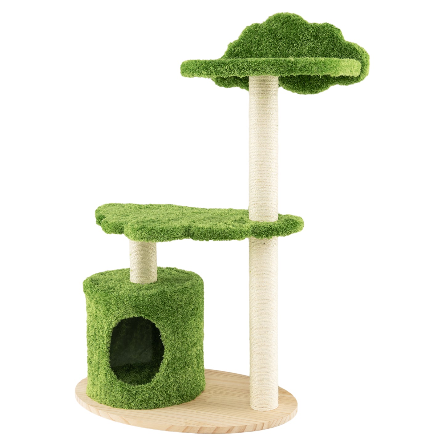 The Cedars - Cat Tree - Fully Wrapped Sisal Scratching Posts