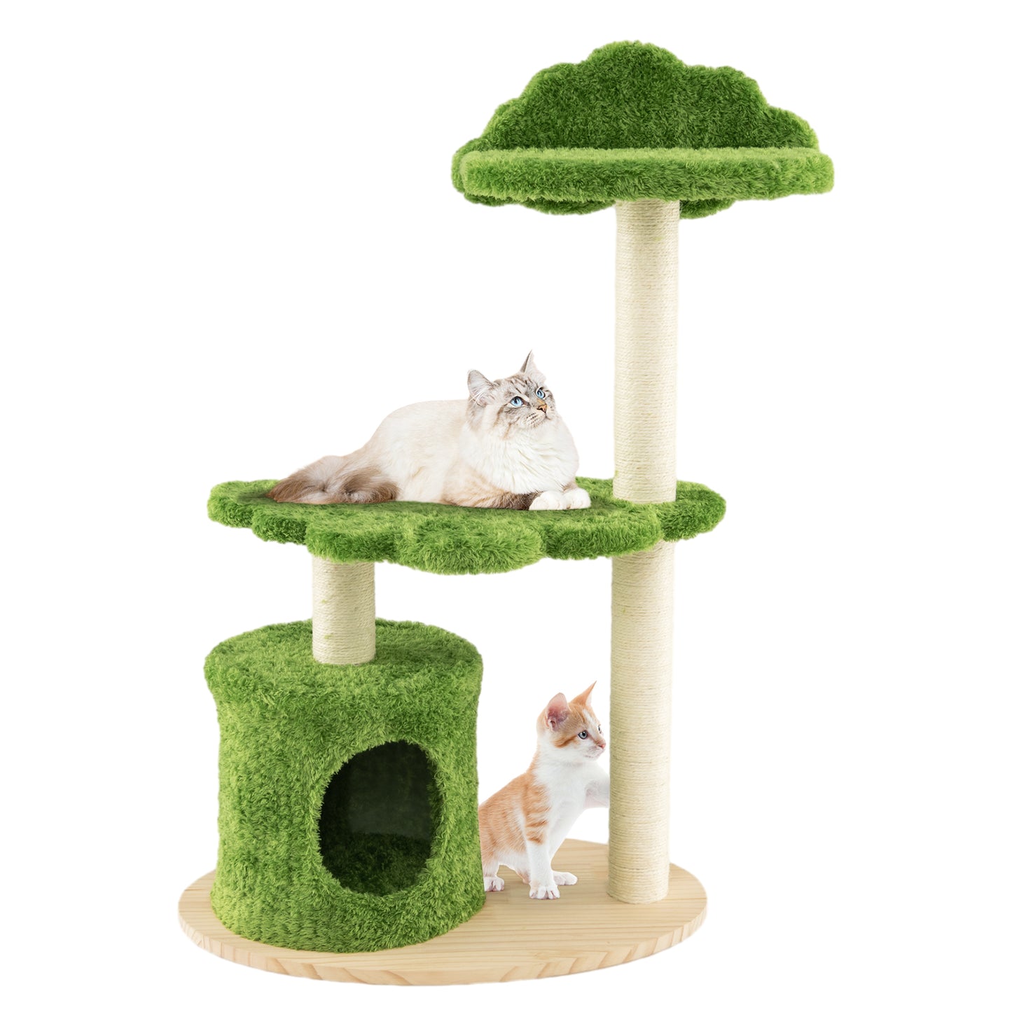 The Cedars - Cat Tree - Fully Wrapped Sisal Scratching Posts