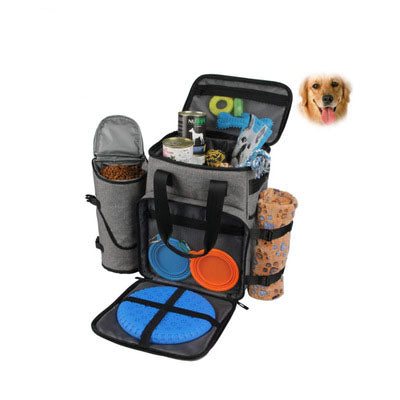 Pet travel bag With Detachable Training Cup Pet bag with cup - InspirationIncluded