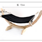 Removable Cat Hammock On Sturdy Wooden Base - InspirationIncluded