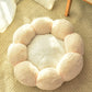 Plush Velvet Thick Round Flower Pet Nest Bed 40-60cm Plush Pet Bed - InspirationIncluded