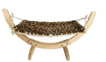 Removable Cat Hammock On Sturdy Wooden Base - InspirationIncluded