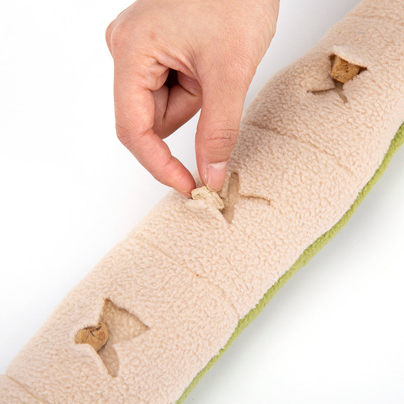 Snake Snuffle Enrichment Toy Puzzle For Dogs Pet Slow Feeder Dog Snuffle Toy - InspirationIncluded