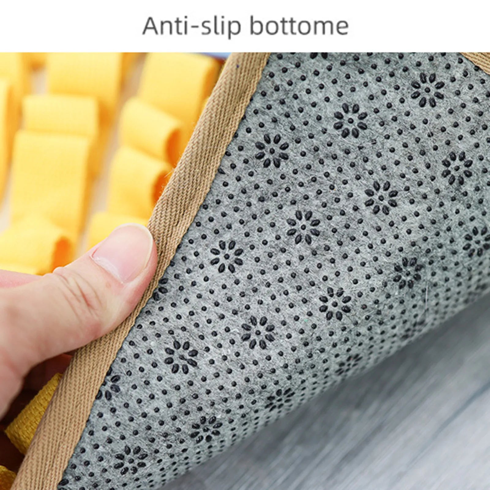 The Hedgehog - Snuffle Mat - Yellow