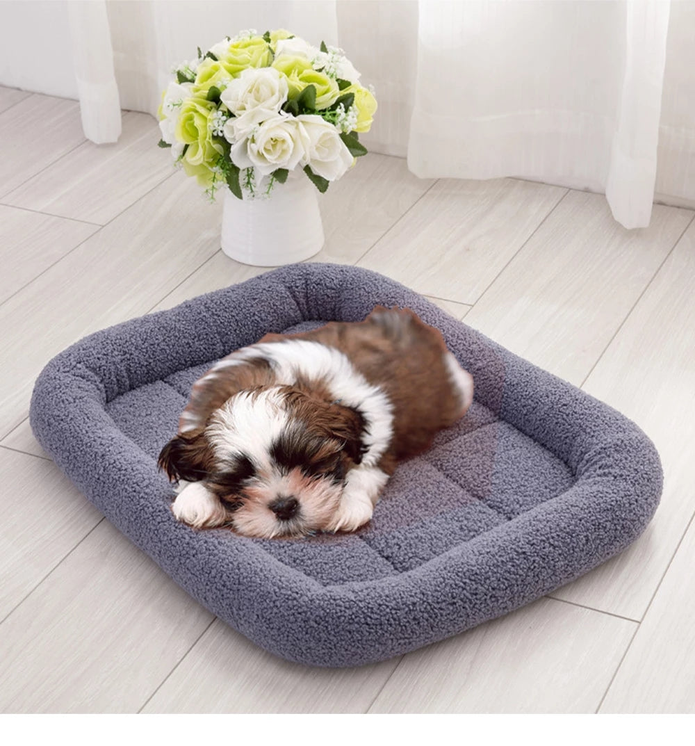 Large Dog Bolster Bed Mat Washable Crate Mattress Non Slip Pet Cushion Dog Bed Washable Pet Mattress Dog Bed Mats House Kennel - InspirationIncluded