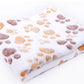 Fleece Pet Blanket With Paw Design - Various Sizes Fleece Blanket - InspirationIncluded