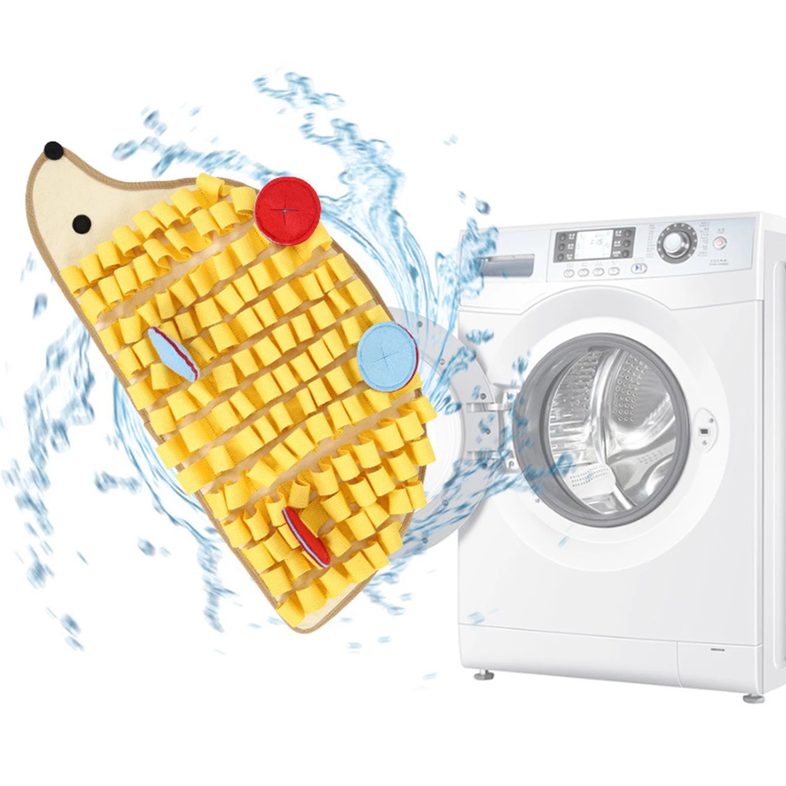 The Hedgehog - Snuffle Mat - Yellow