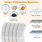 3L Ultra-Quiet Automatic Pet Drinking Fountain with Replacement Filters for Cats and Small Dogs - InspirationIncluded