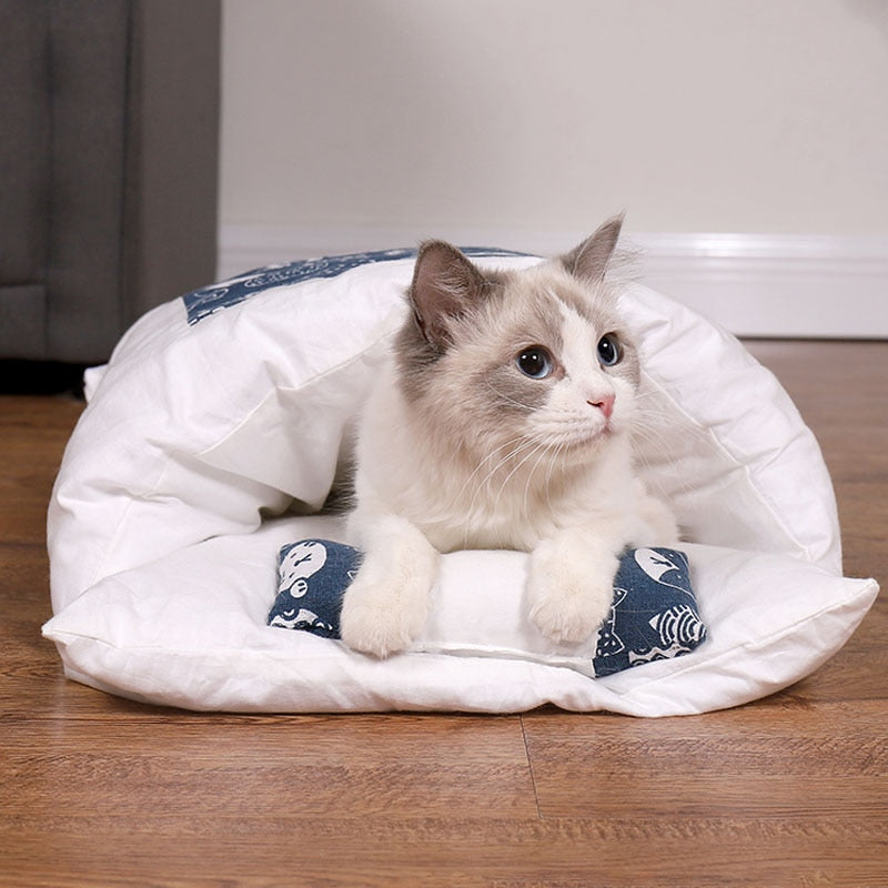 Japanese-Style Cat Nest Sleeping Bag - 3 sizes