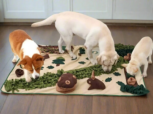 A Walk in the Forest - Snuffle Mat -  Gigantic 60x37 inches