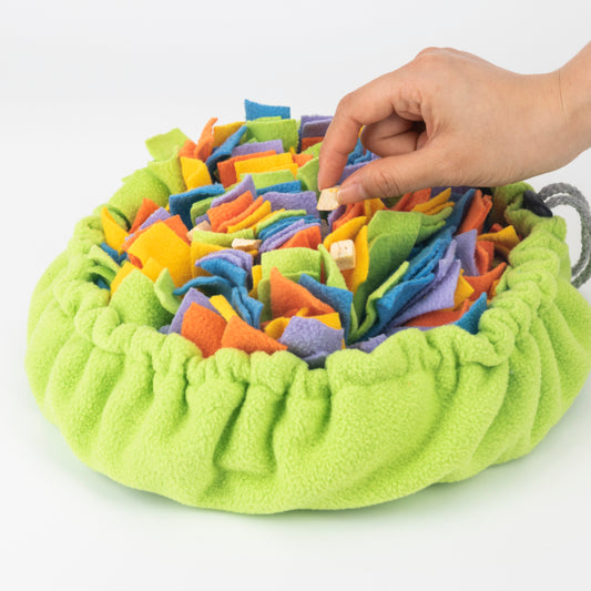 Interactive Pet Snuffle Mat For Dogs to Encourage Natural Foraging Skills - InspirationIncluded