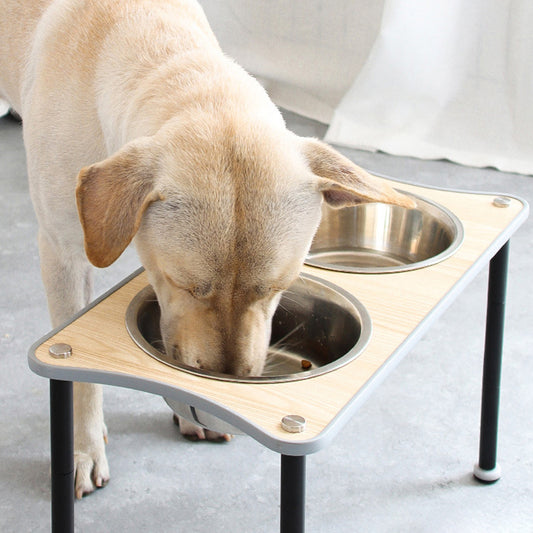 Stainless Steel Dog Food Bowls on Height Adjustable Dog Bowls - InspirationIncluded