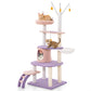 Stars and Moon - Cat Tower - Teddy Fleece