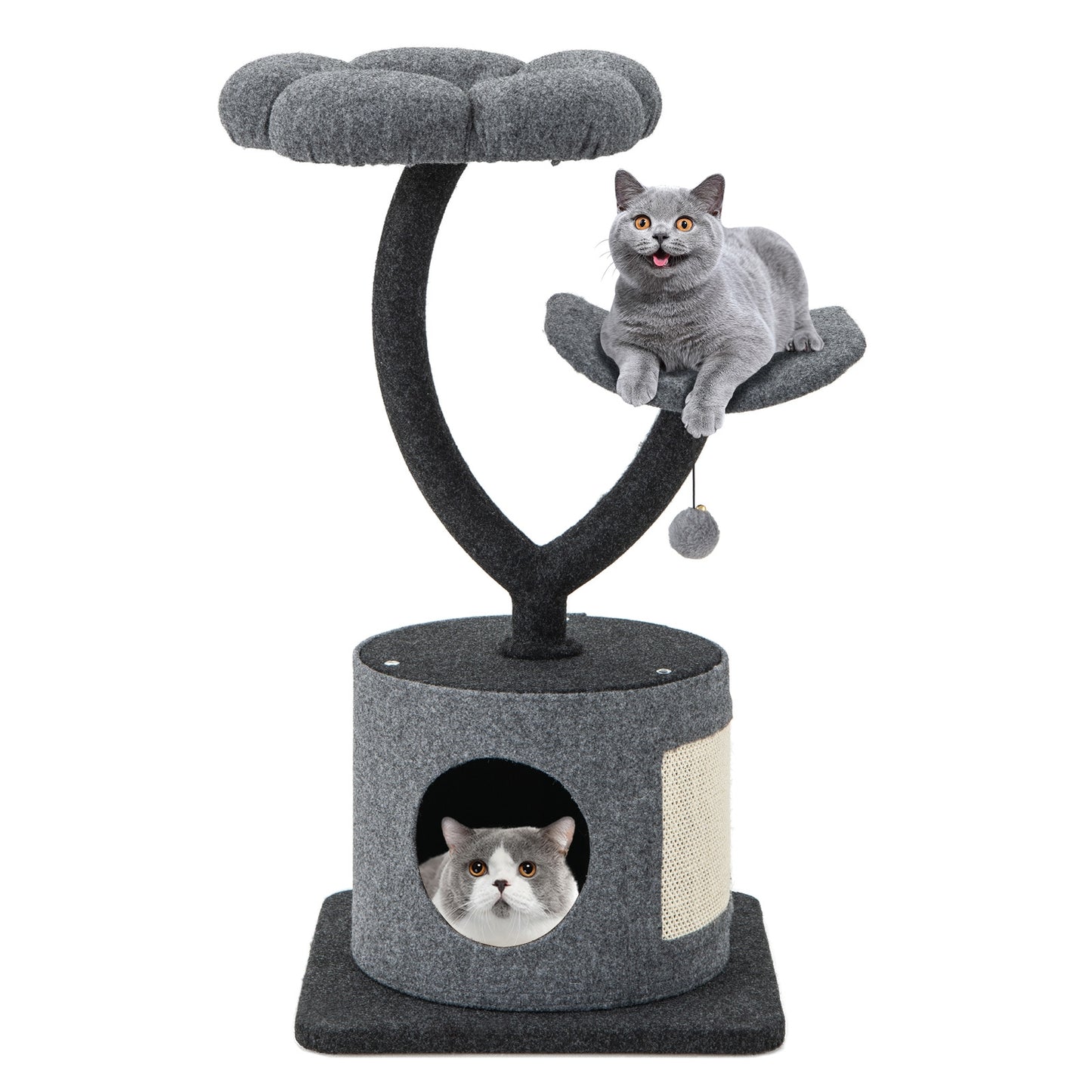 The Snuggler - Cat Tree - Y-shaped Metal Frame