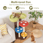 The Enchanted Mushroom - Cat Tree - 3-In-1