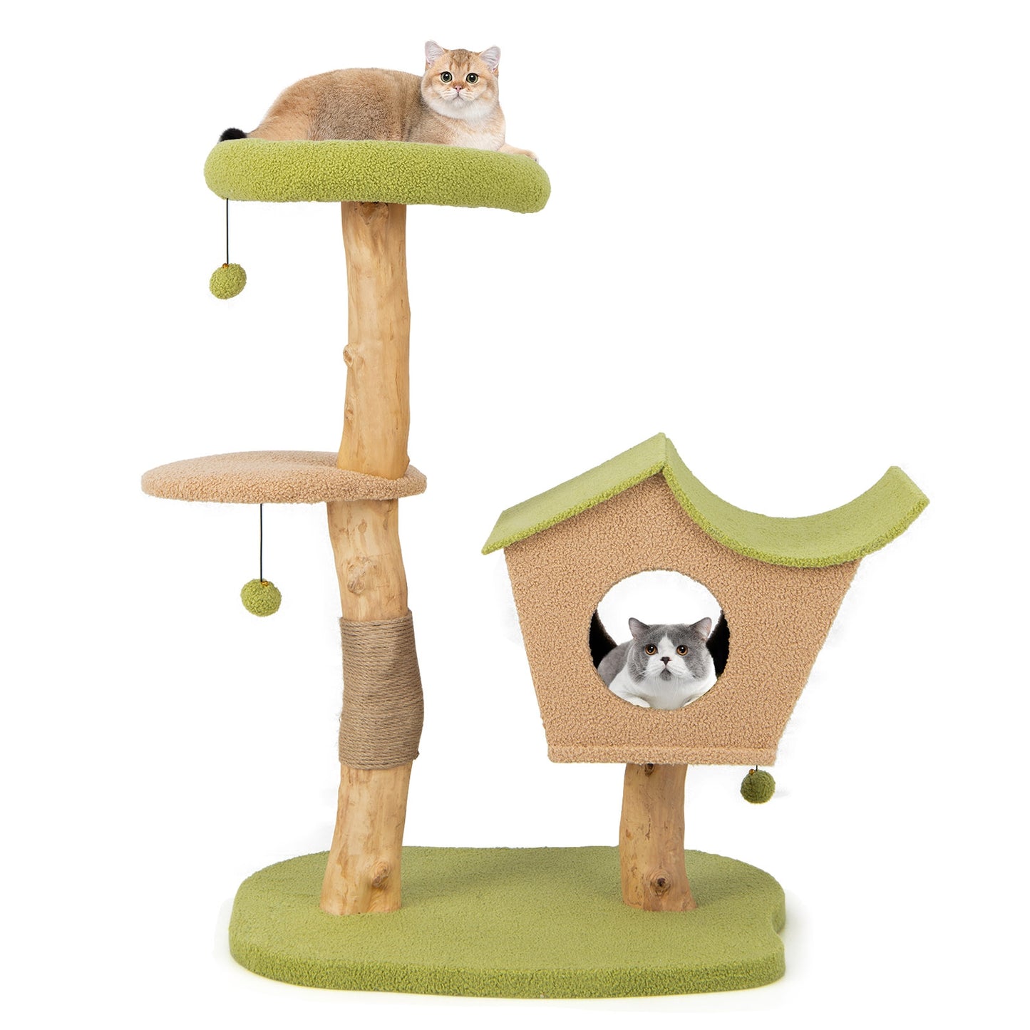 Cottage Life - Cat Tree - Authentic Pear Wood