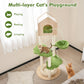Forest Tree House - Cat Tree - 5 Tier with Condo